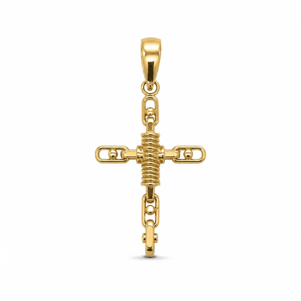 14 kt Gold Kreuzanhänger