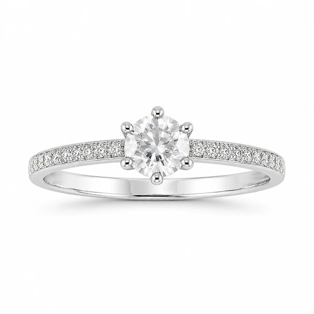 Naturdiamant-Ring