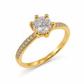 Naturdiamant-Ring