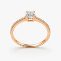 Naturdiamant-Ring