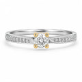 Naturdiamant-Ring