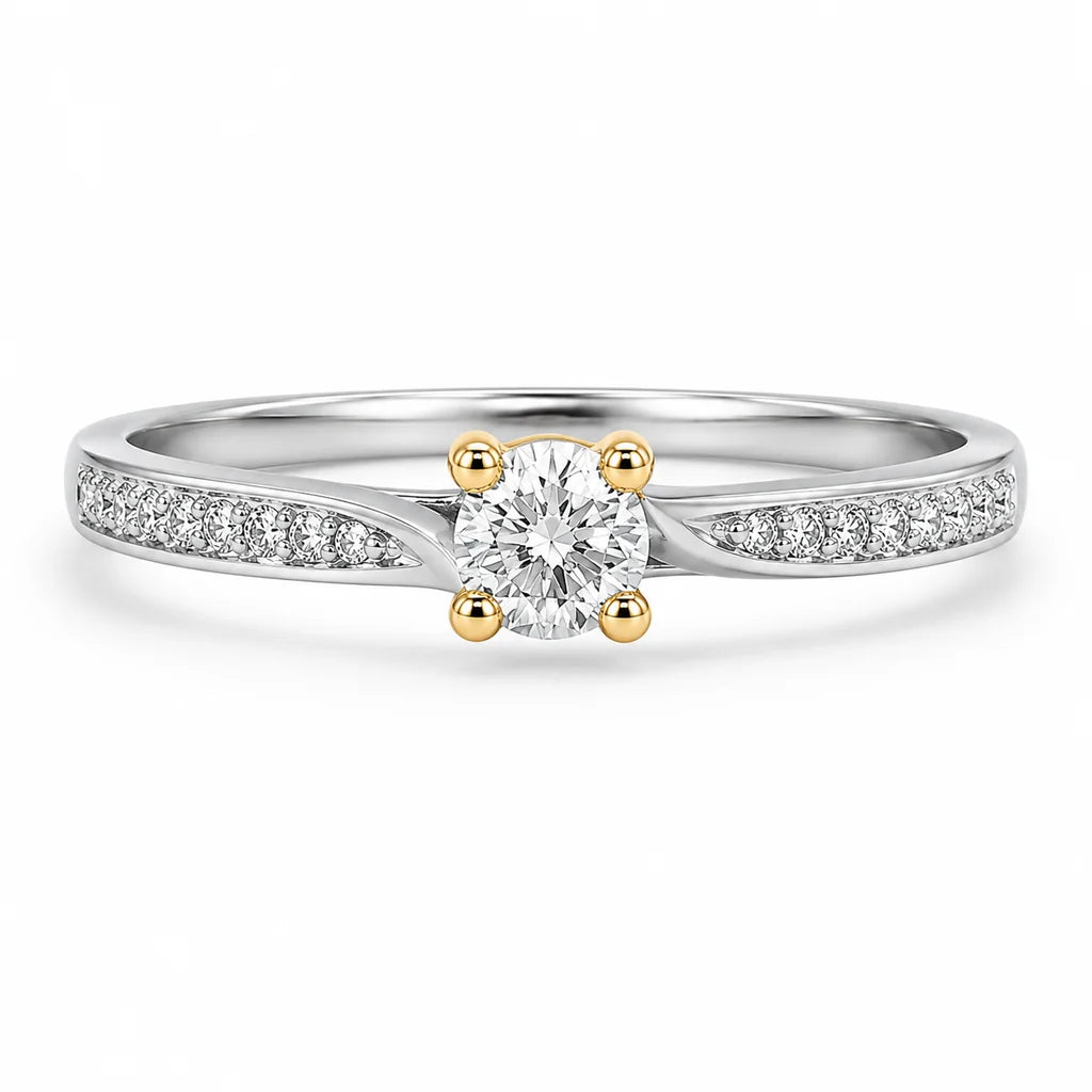 Naturdiamant-Ring