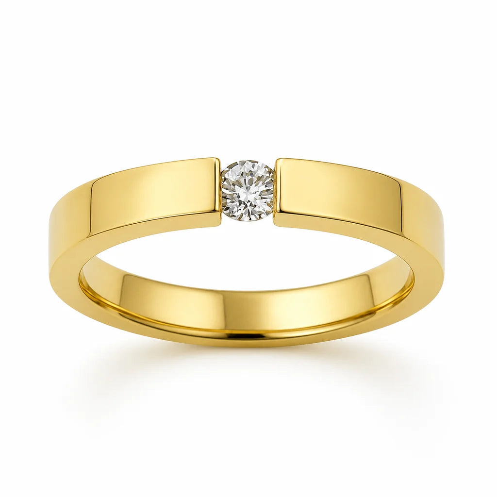 Naturdiamant-Ring