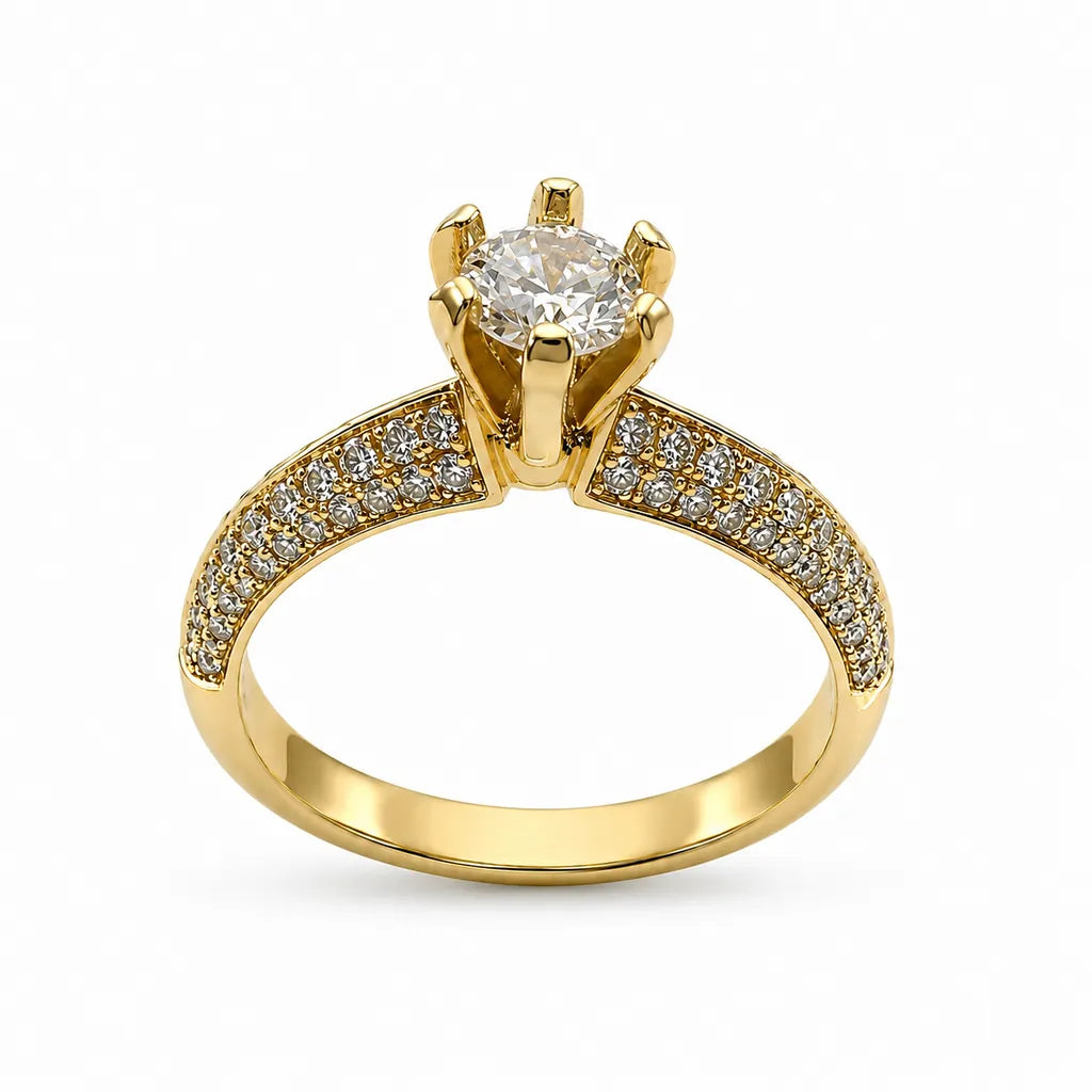 Naturdiamant-Ring