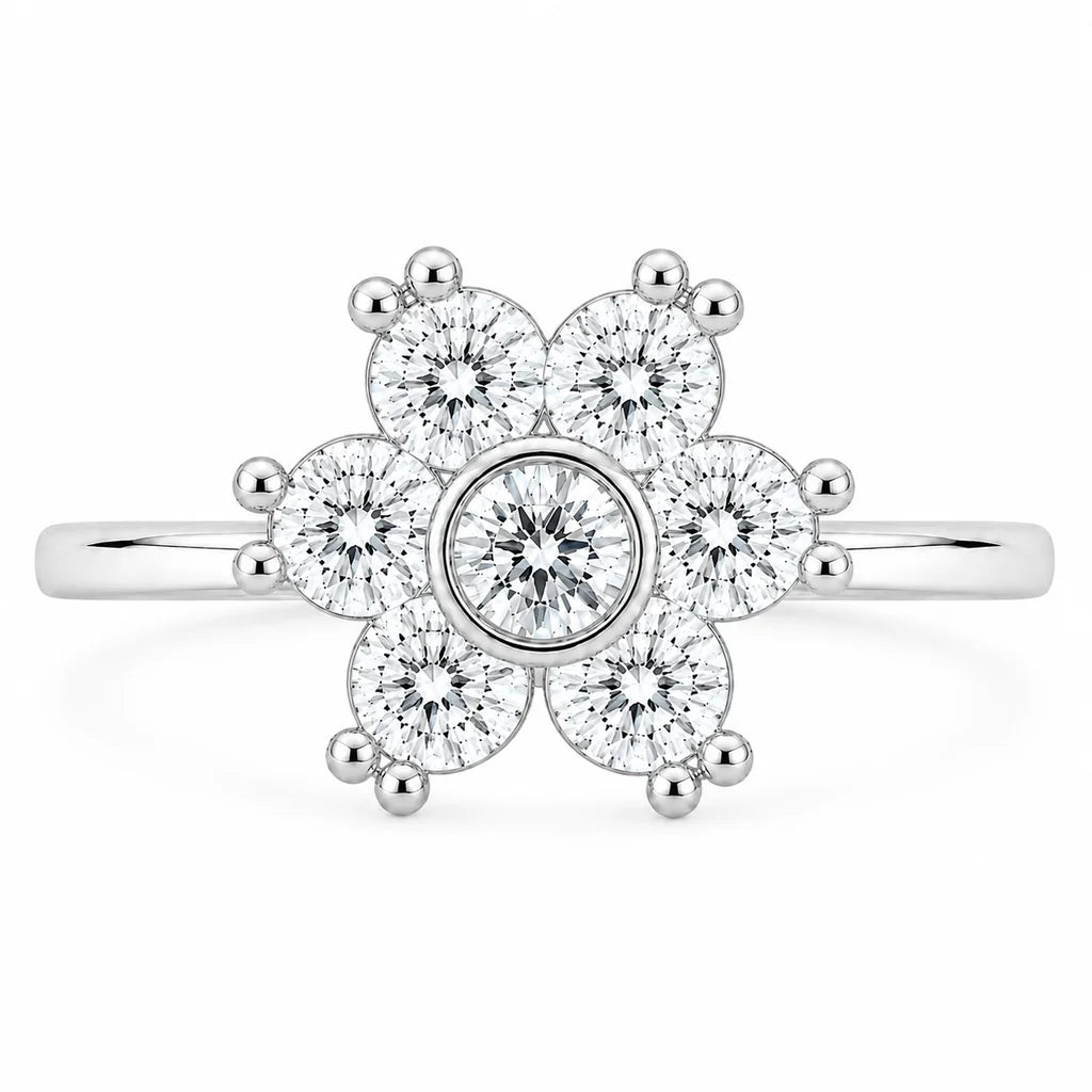 Naturdiamant-Ring