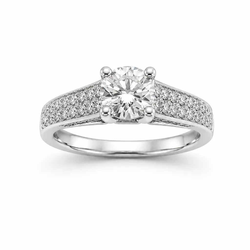 Naturdiamant-Ring