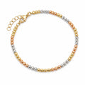 14 kt Tricolor-Armband