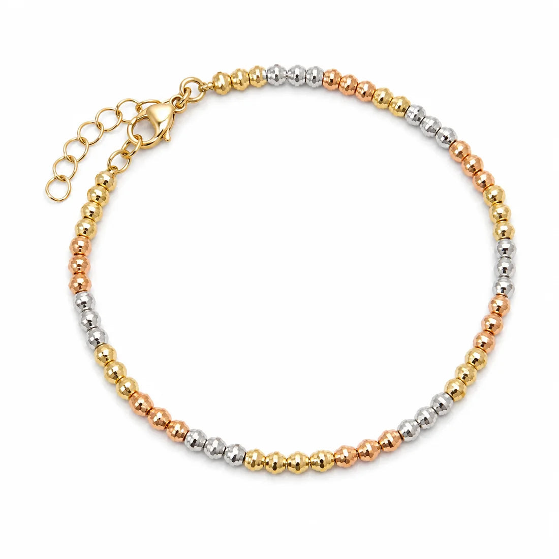 14 kt Tricolor-Armband