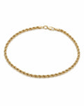 14 kt Kordelarmband