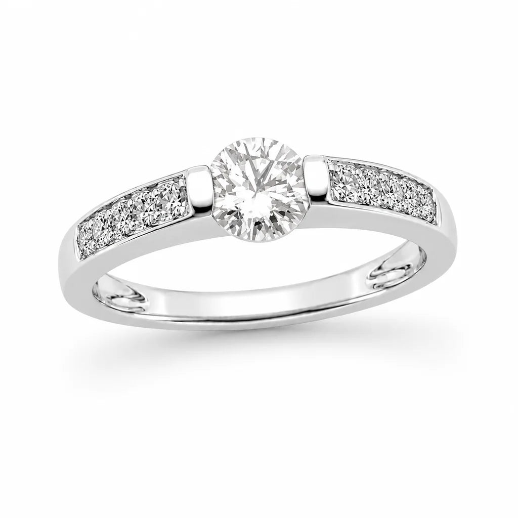 Naturdiamant-Ring