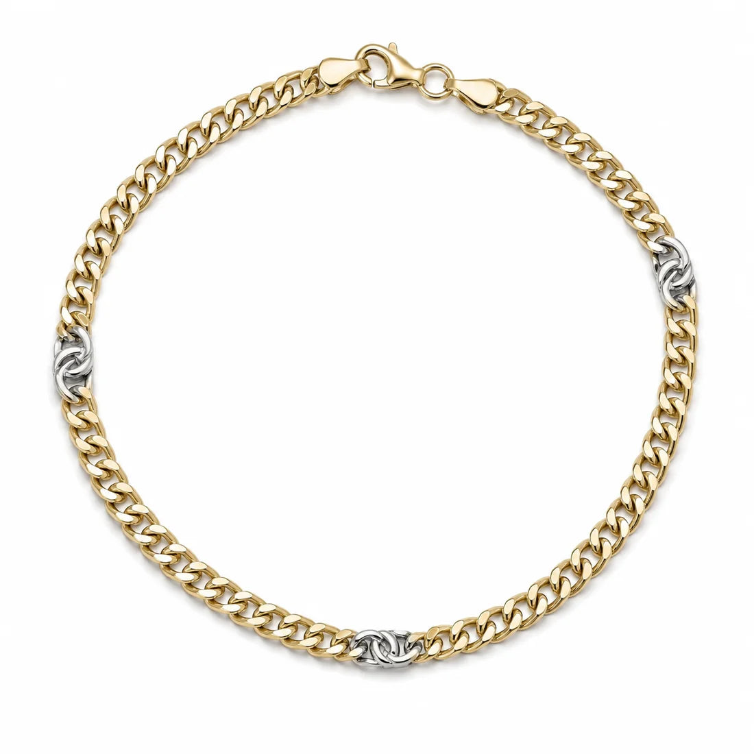 14 kt Panzerarmband