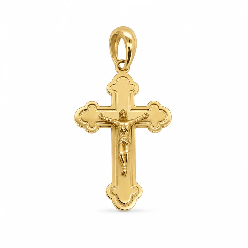 14 kt Gold Kreuzanhänger