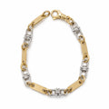14 kt Plattenarmband