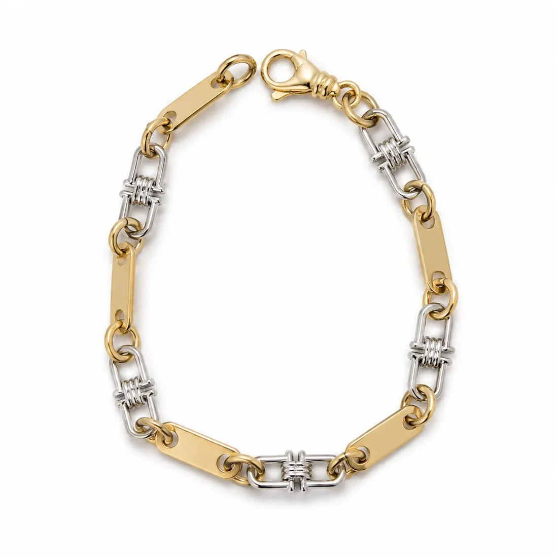 14 kt Plattenarmband