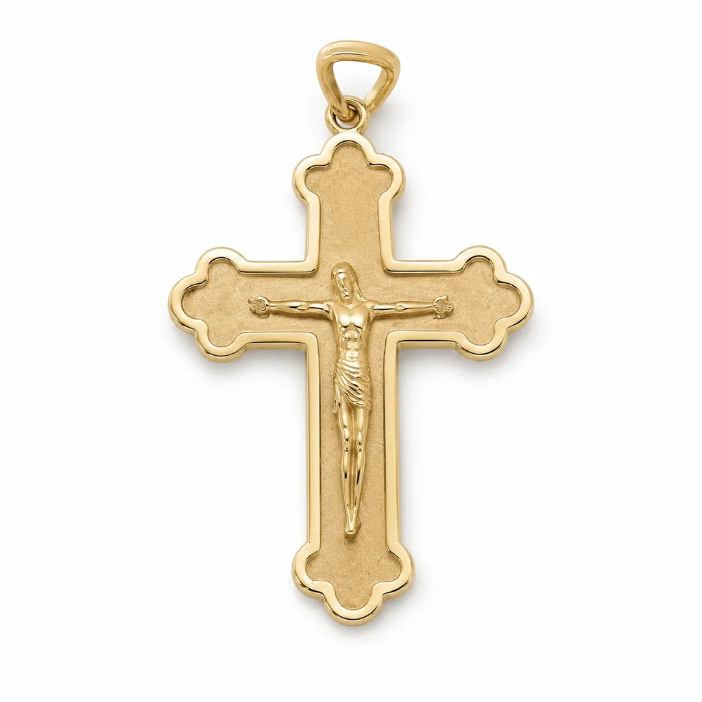 14 kt Gold Kreuzanhänger