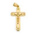 14 kt Gold Kreuzanhänger