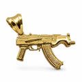 14 kt Gold MP5-Anhänger