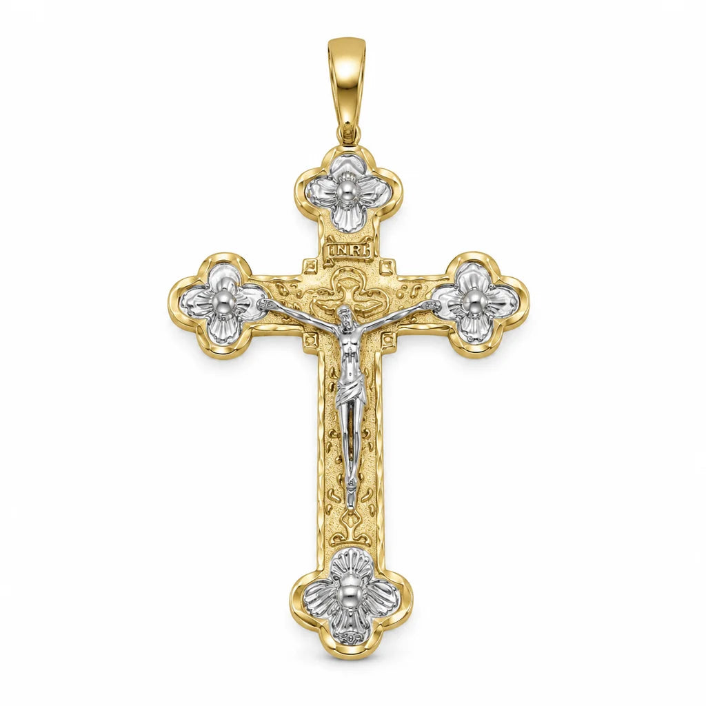 14 kt Gold Kreuzanhänger