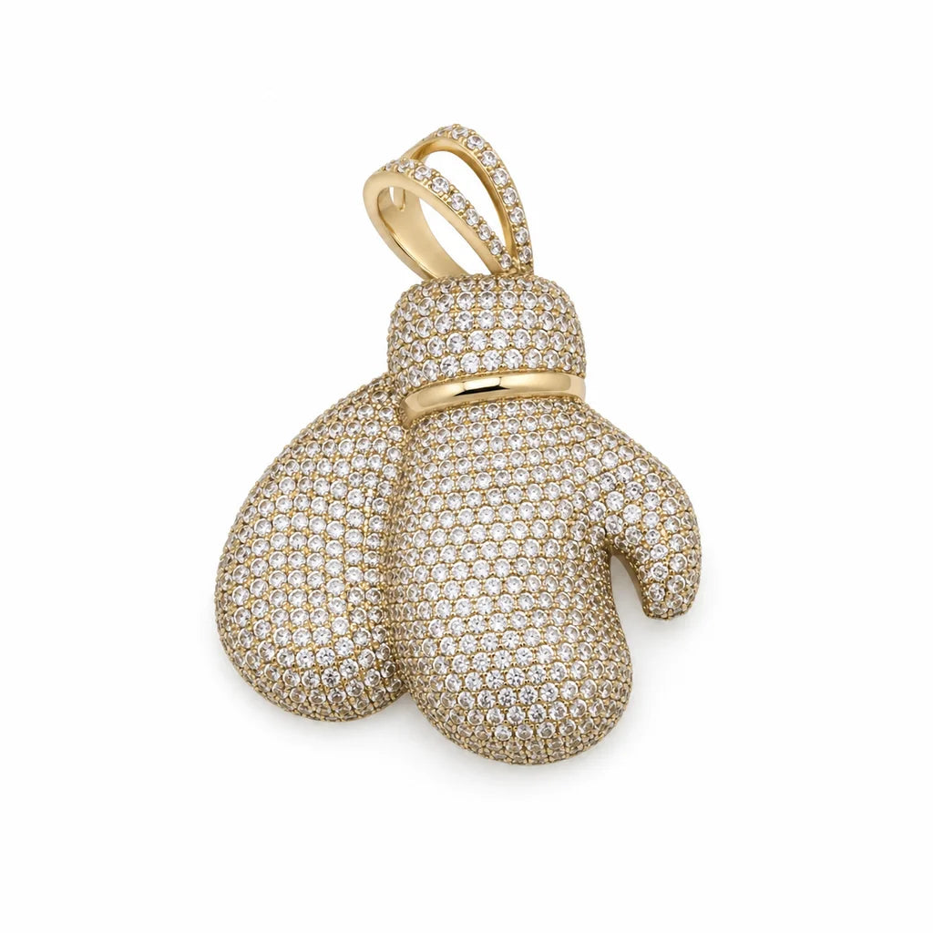 14 kt Gold Boxhandschuh-Anhänger