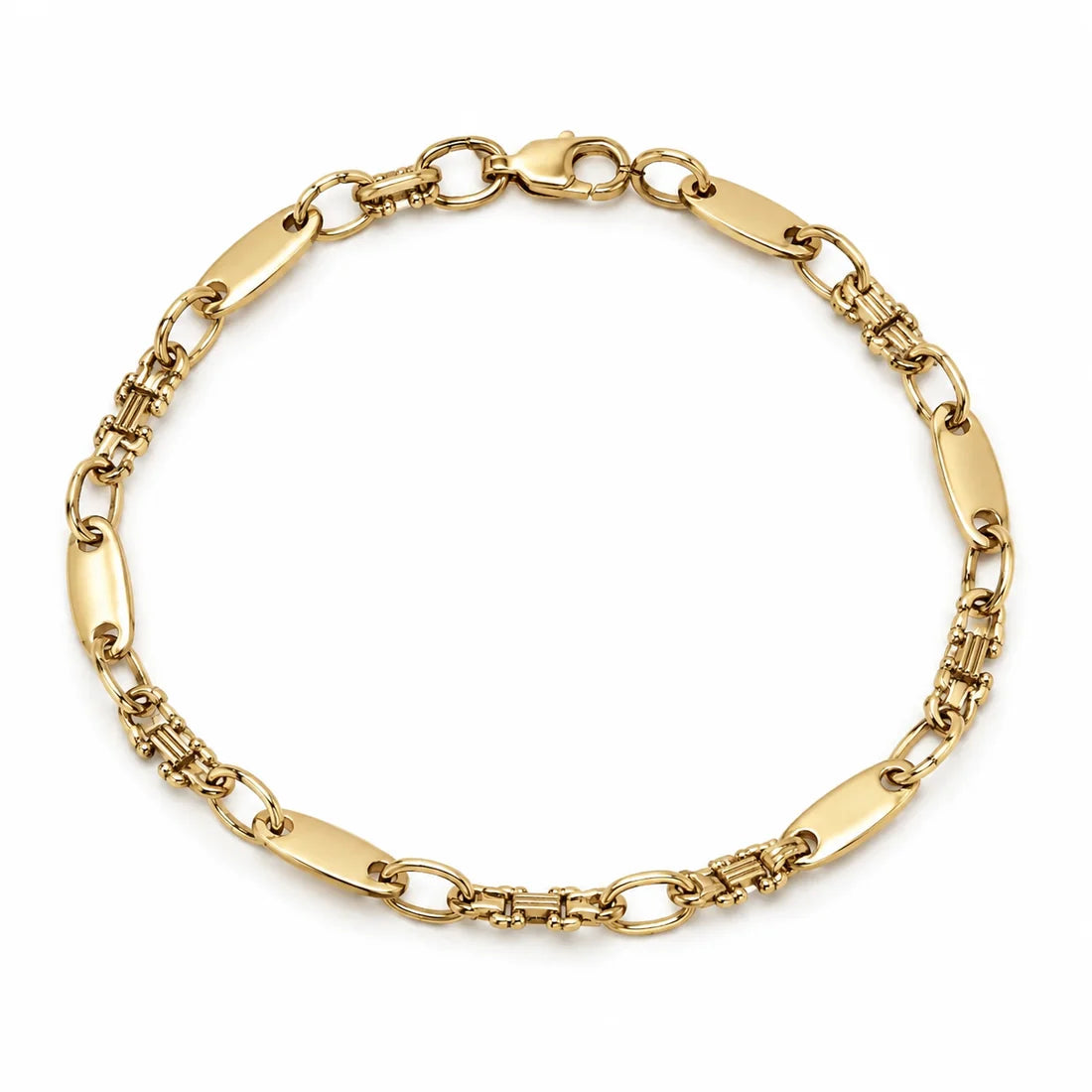 14 kt Plattenarmband