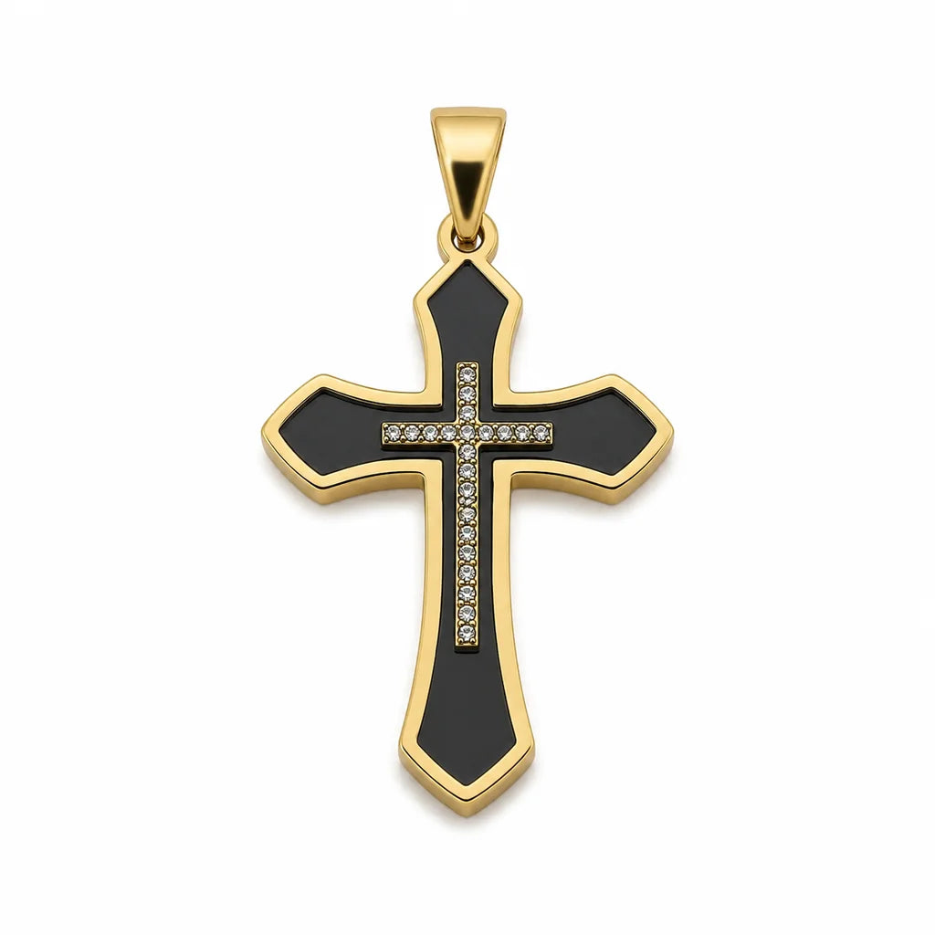 14 kt Gold Kreuzanhänger