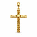 14 kt Gold Kreuzanhänger