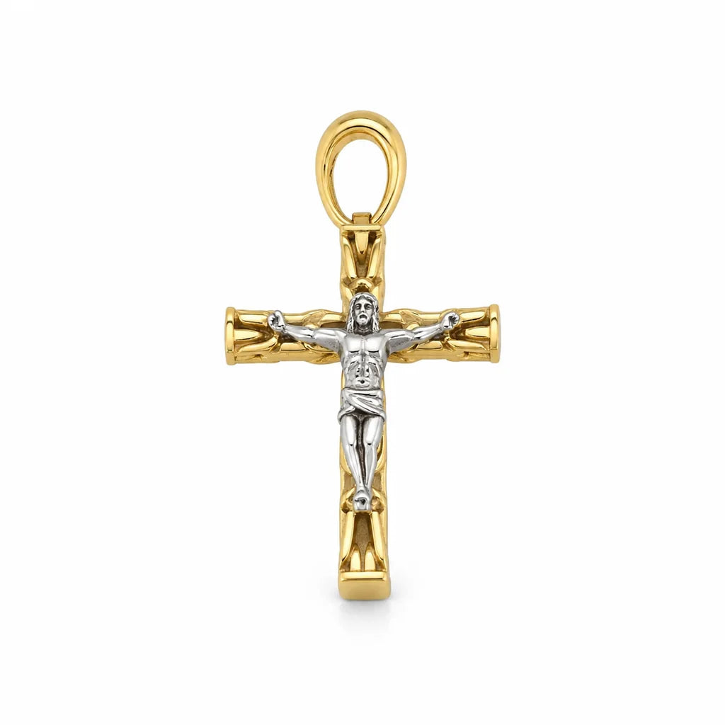 14 kt Gold Kreuzanhänger