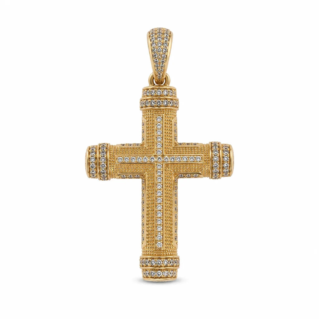 14 kt Gold Kreuzanhänger