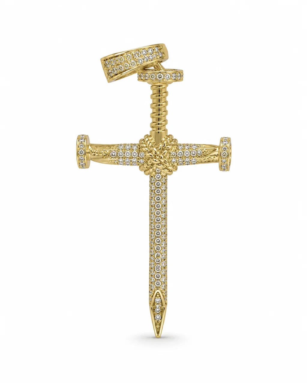 14 kt Gold Kreuzanhänger