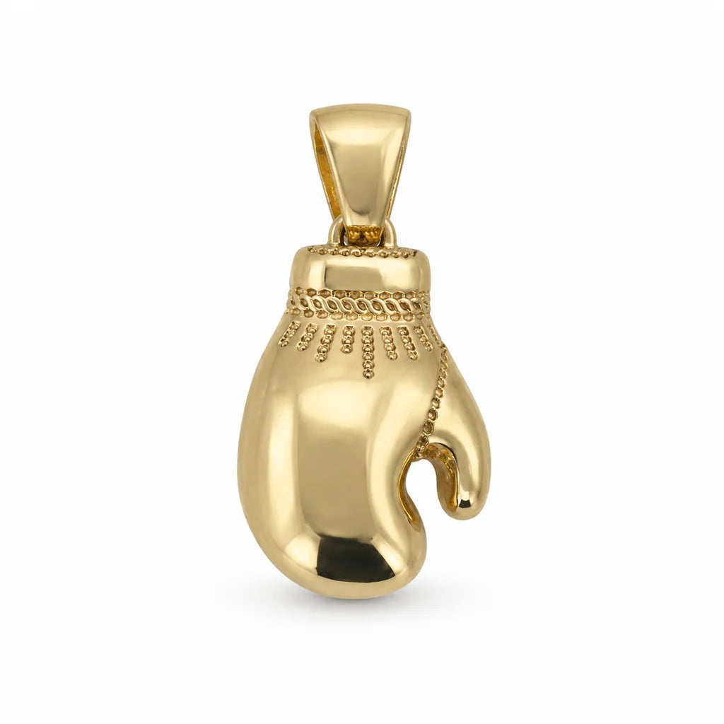 14 kt Gold Boxhandschuh-Anhänger