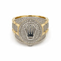 14 kt Gold Herrenring