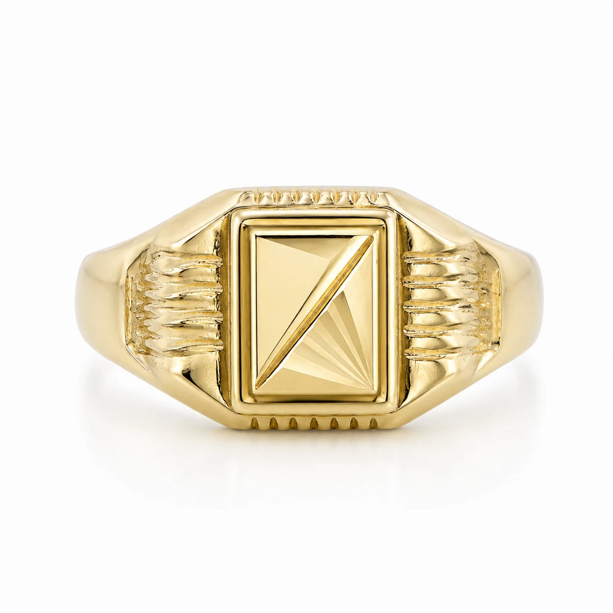 14 kt Gold Herrenring