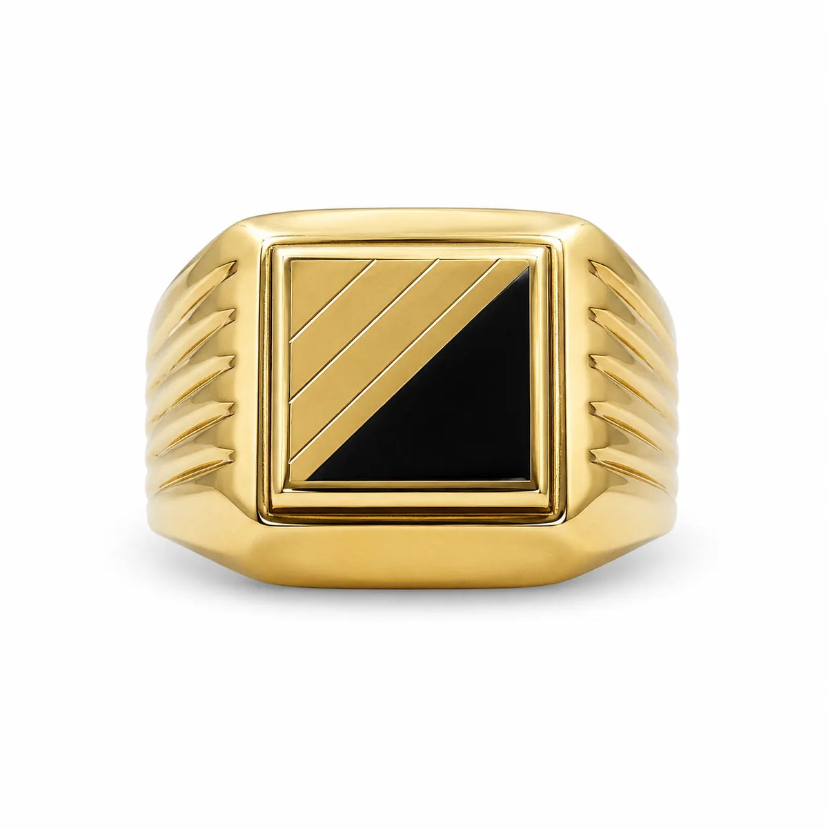 14 kt Gold Herrenring