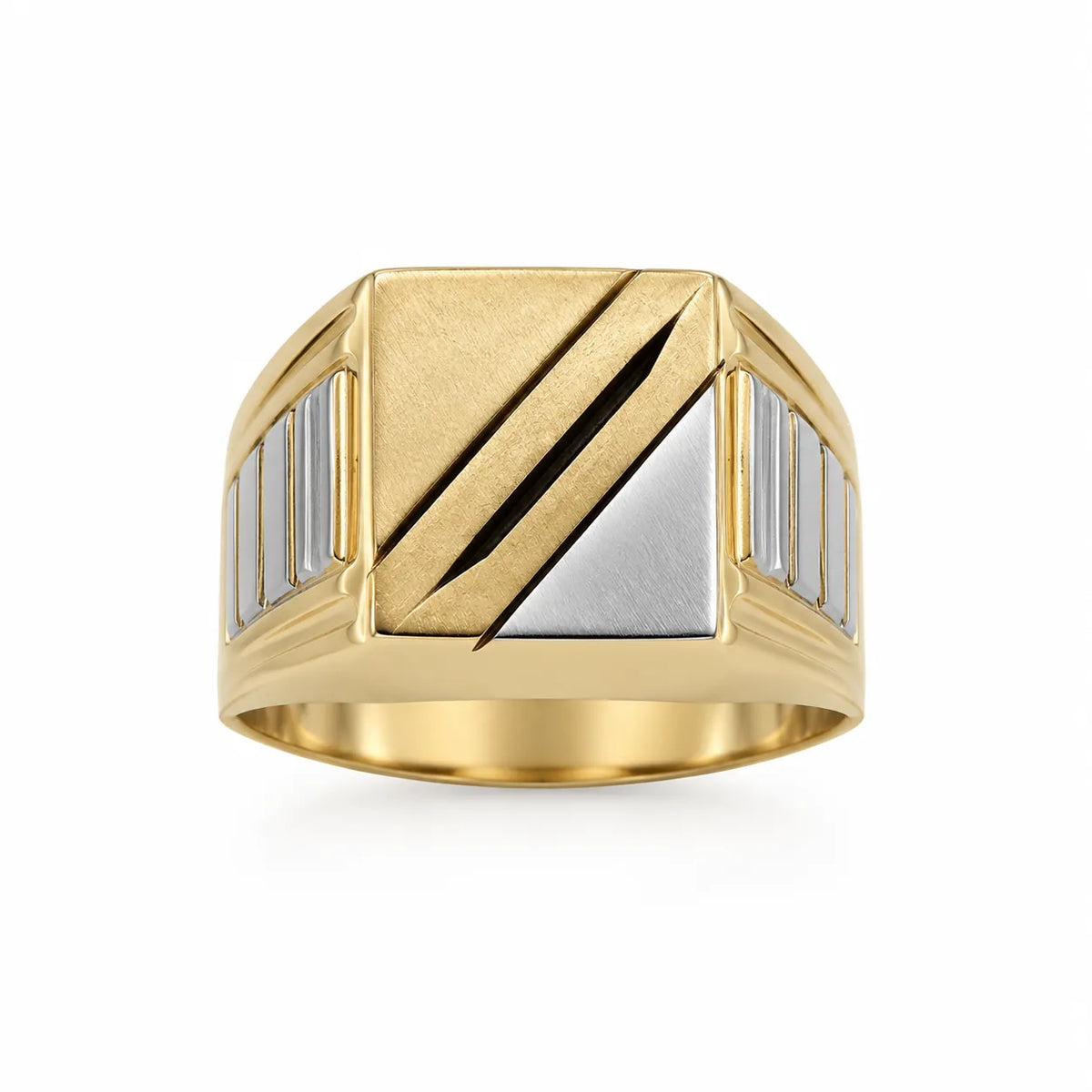 14 kt Gold Herrenring