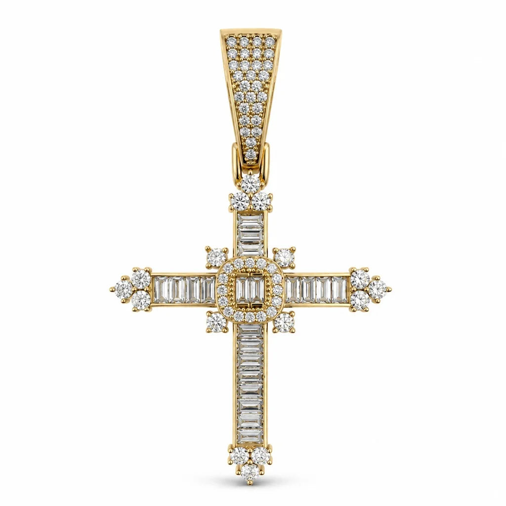 14 kt Gold Kreuzanhänger
