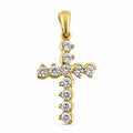 14 kt Gold Kreuzanhänger