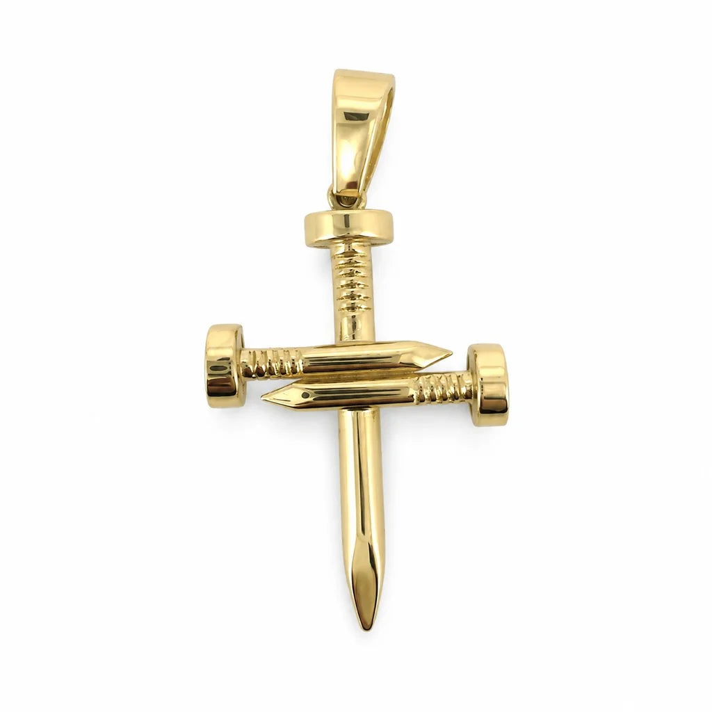 14 kt Gold Kreuzanhänger