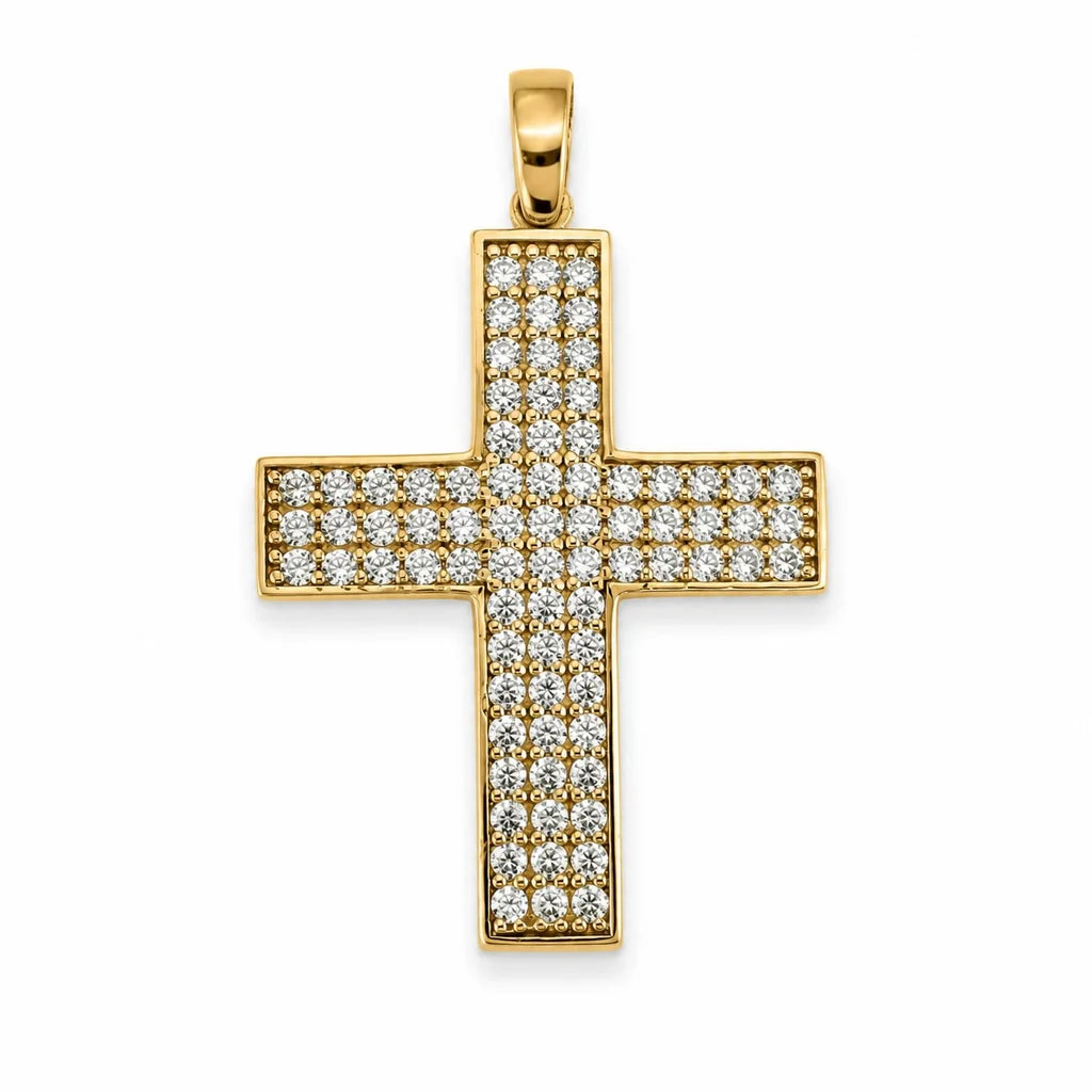 14 kt Gold Kreuzanhänger