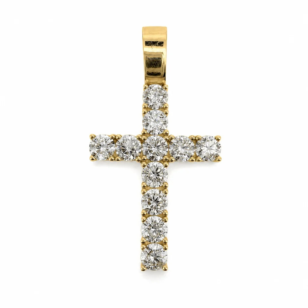 14 kt Gold Kreuzanhänger