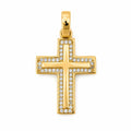 14 kt Gold Kreuzanhänger