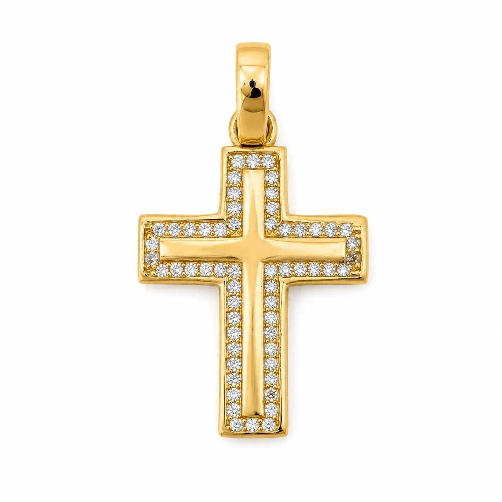 14 kt Gold Kreuzanhänger