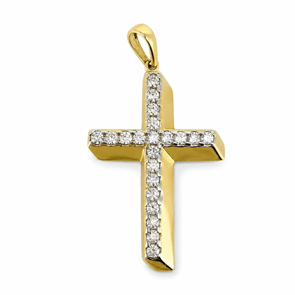14 kt Gold Kreuzanhänger