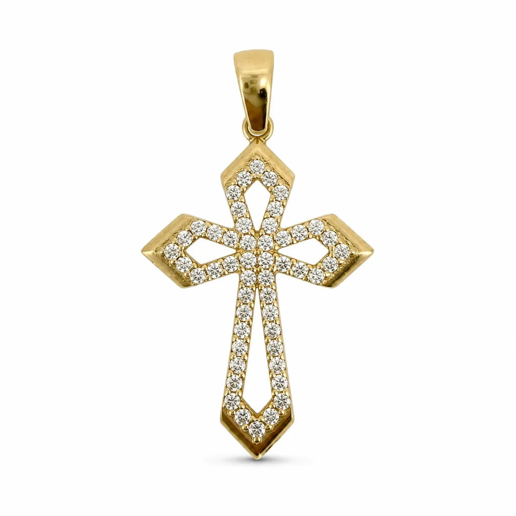 14 kt Gold Kreuzanhänger