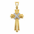 14 kt Gold Kreuzanhänger