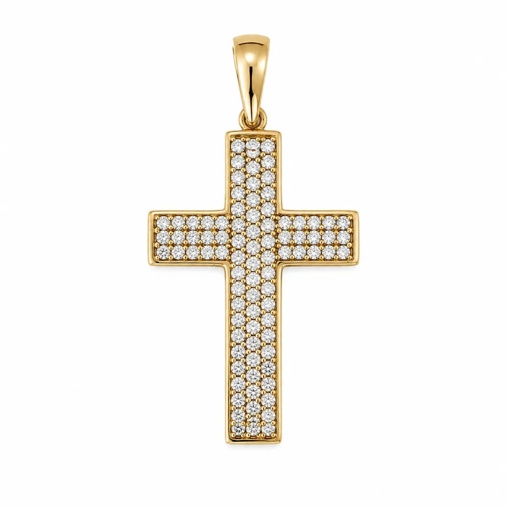 14 kt Gold Kreuzanhänger