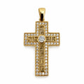 14 kt Gold Kreuzanhänger