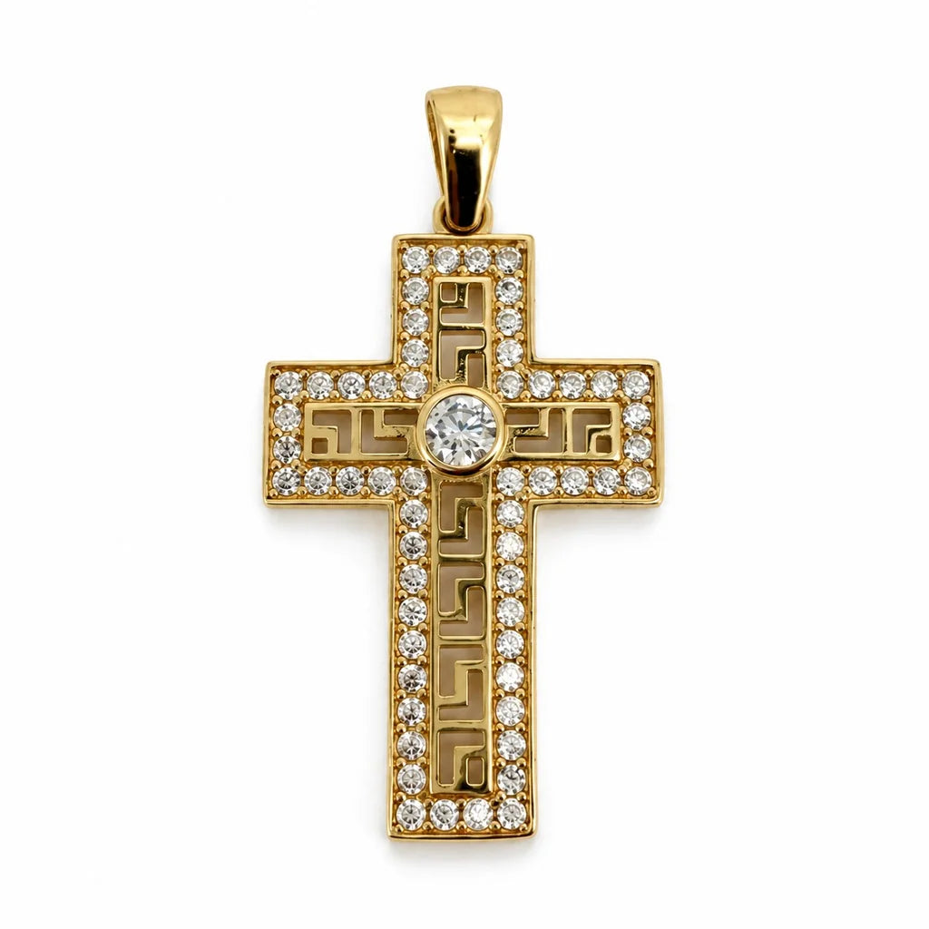 14 kt Gold Kreuzanhänger
