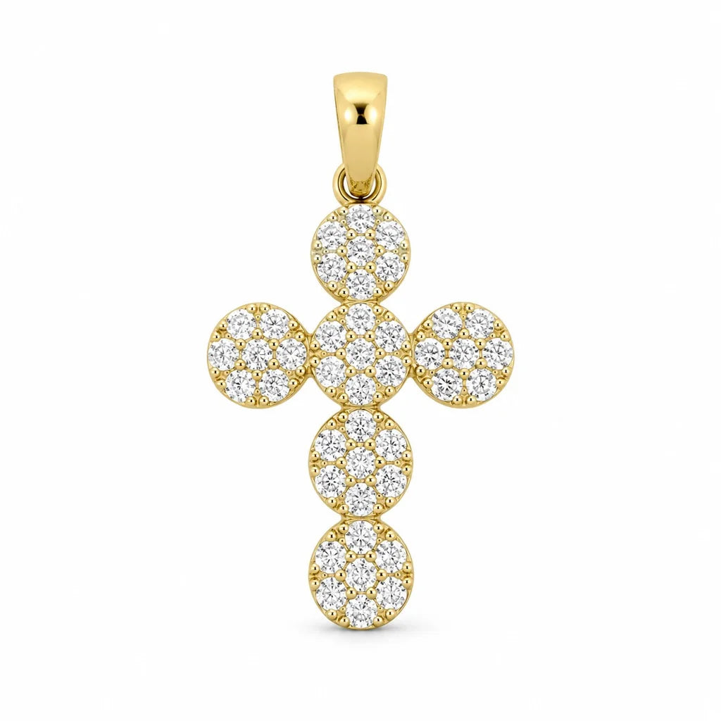 14 kt Gold Kreuzanhänger