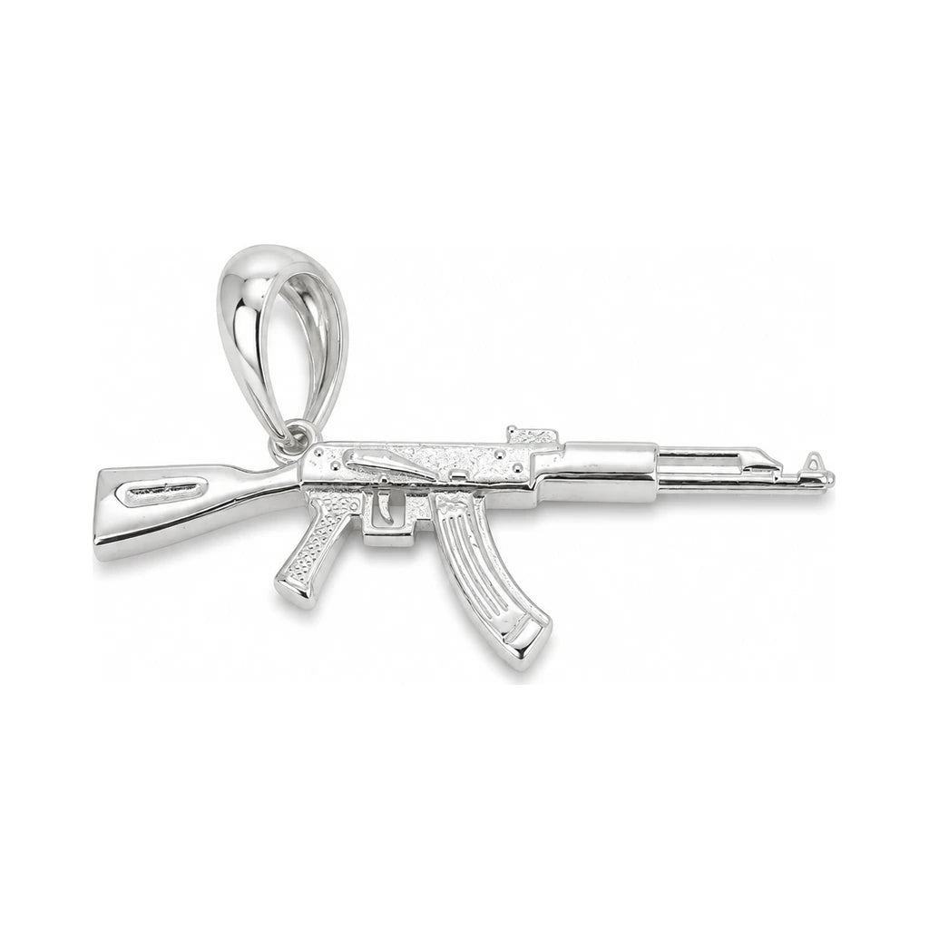 AK47 Silber-Anhänger groß — Ansicht 1