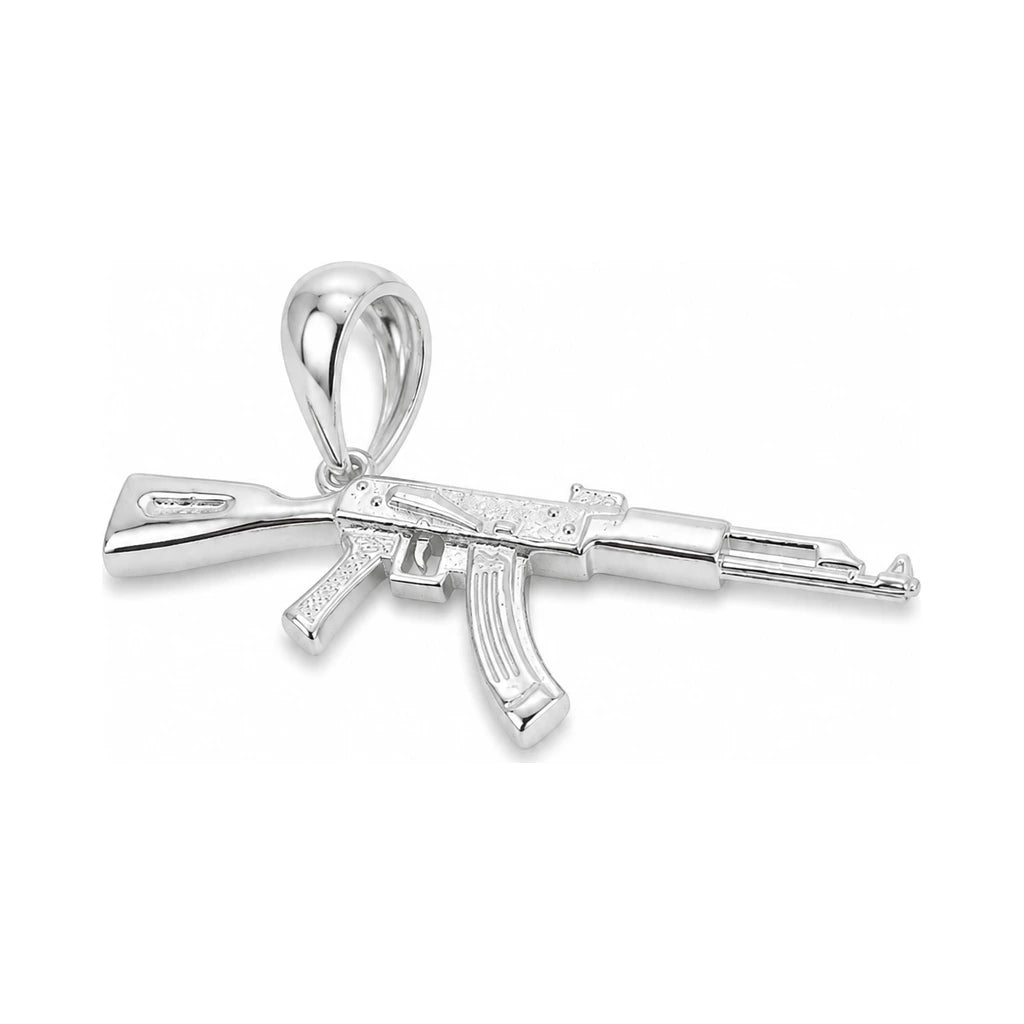 AK47 Silber-Anhänger groß — Ansicht 2